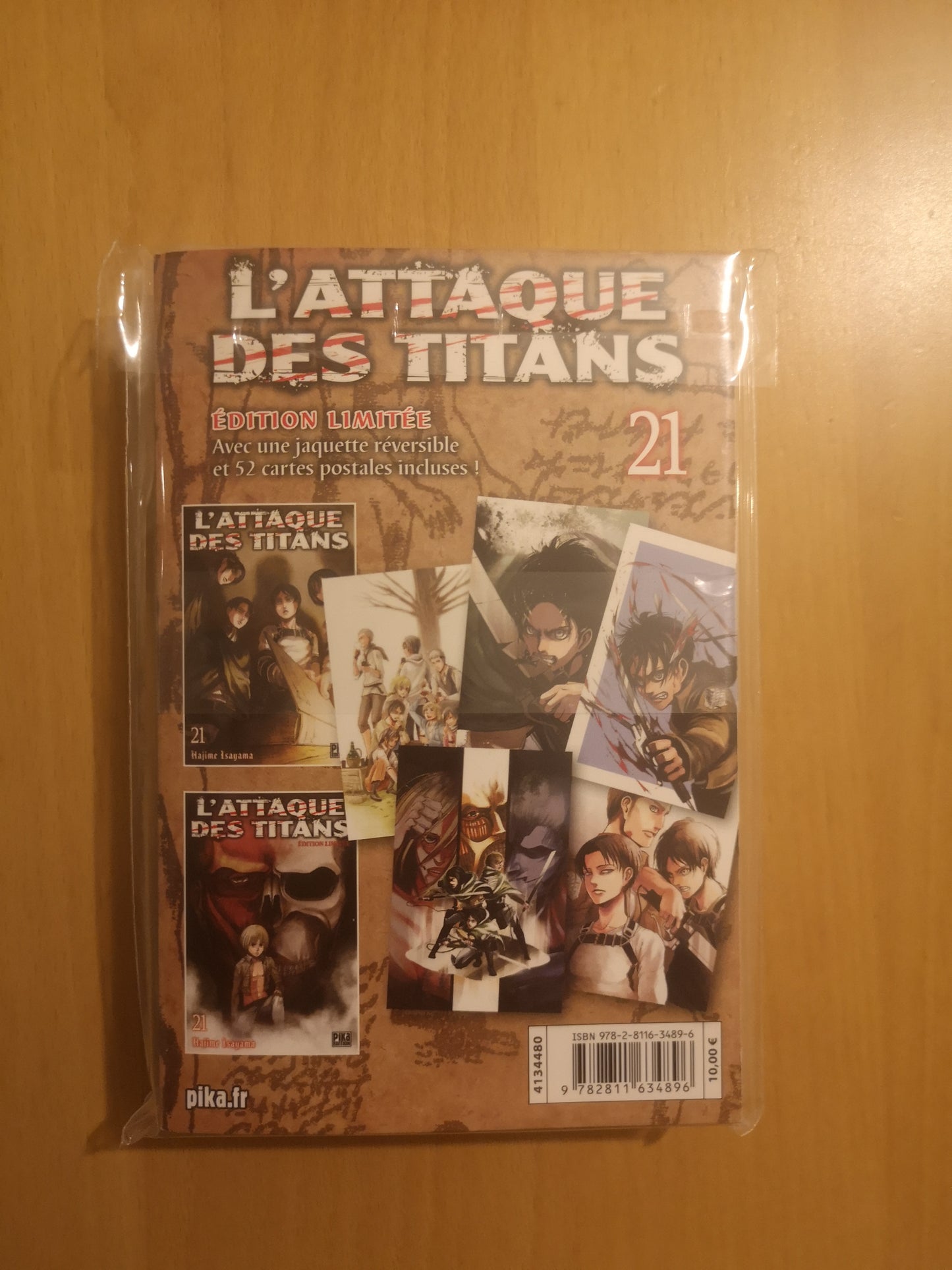 Attaque des titans - Tome 21 Collector